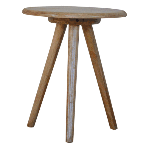 Lulu Round Tripod Stool - Image 8