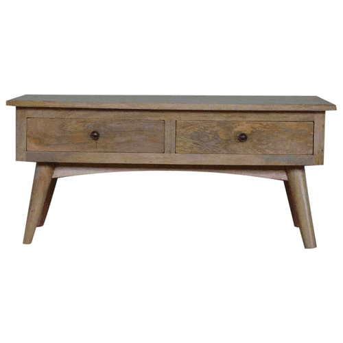 Nordic Style 2 Drawer Coffee Table - Image 10
