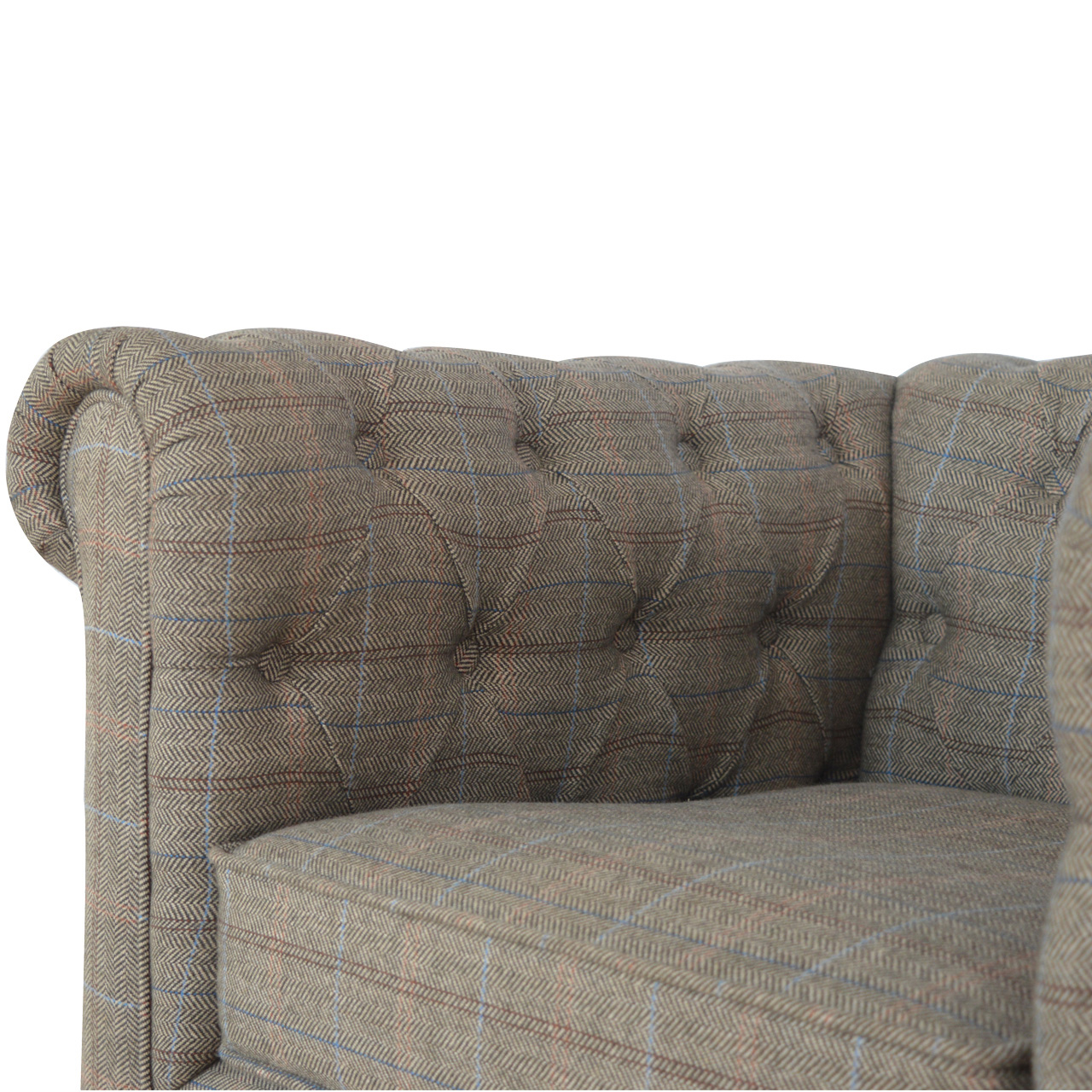 Chesterfield Multi Tweed Armchair - Image 7