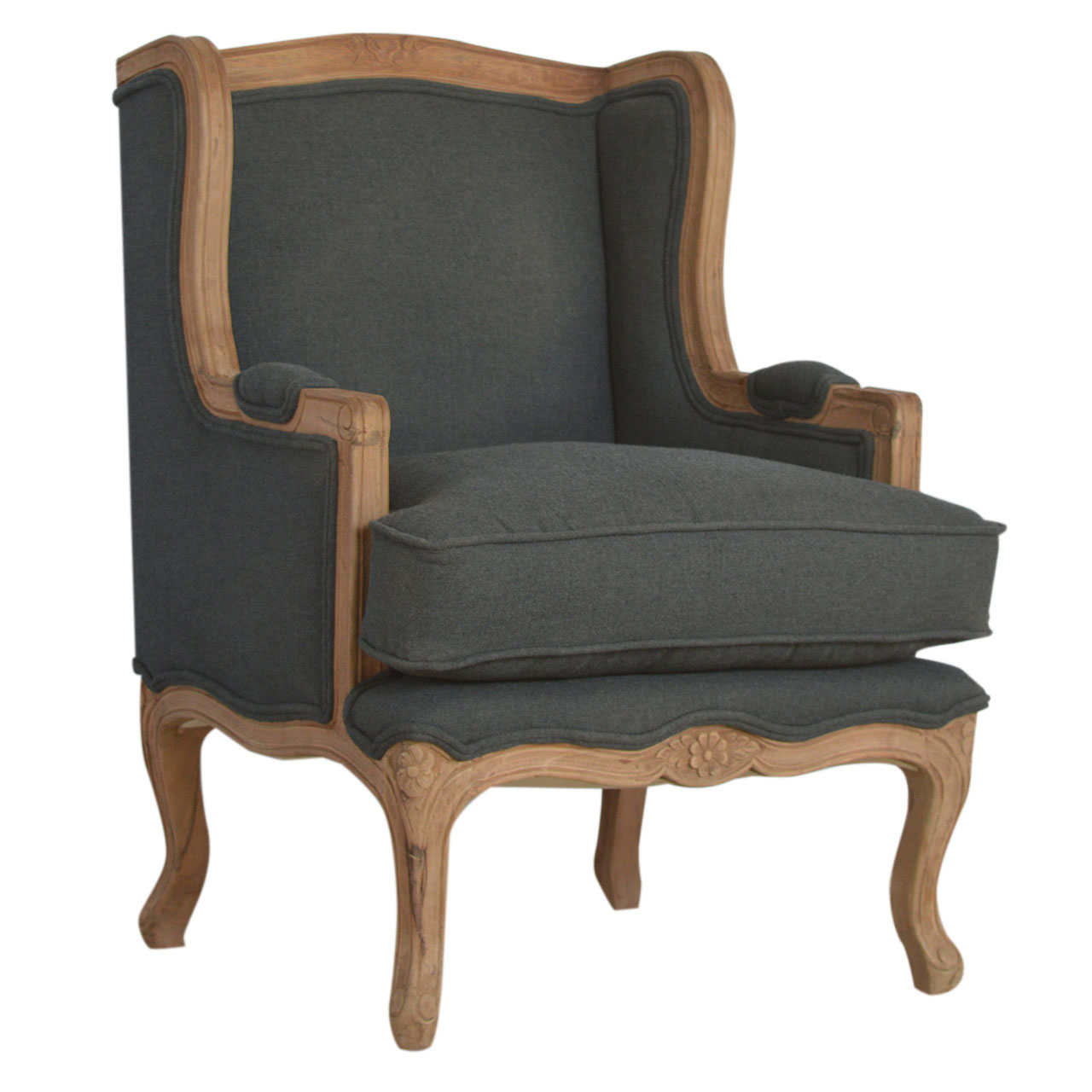 French Carved Chair - Image 2