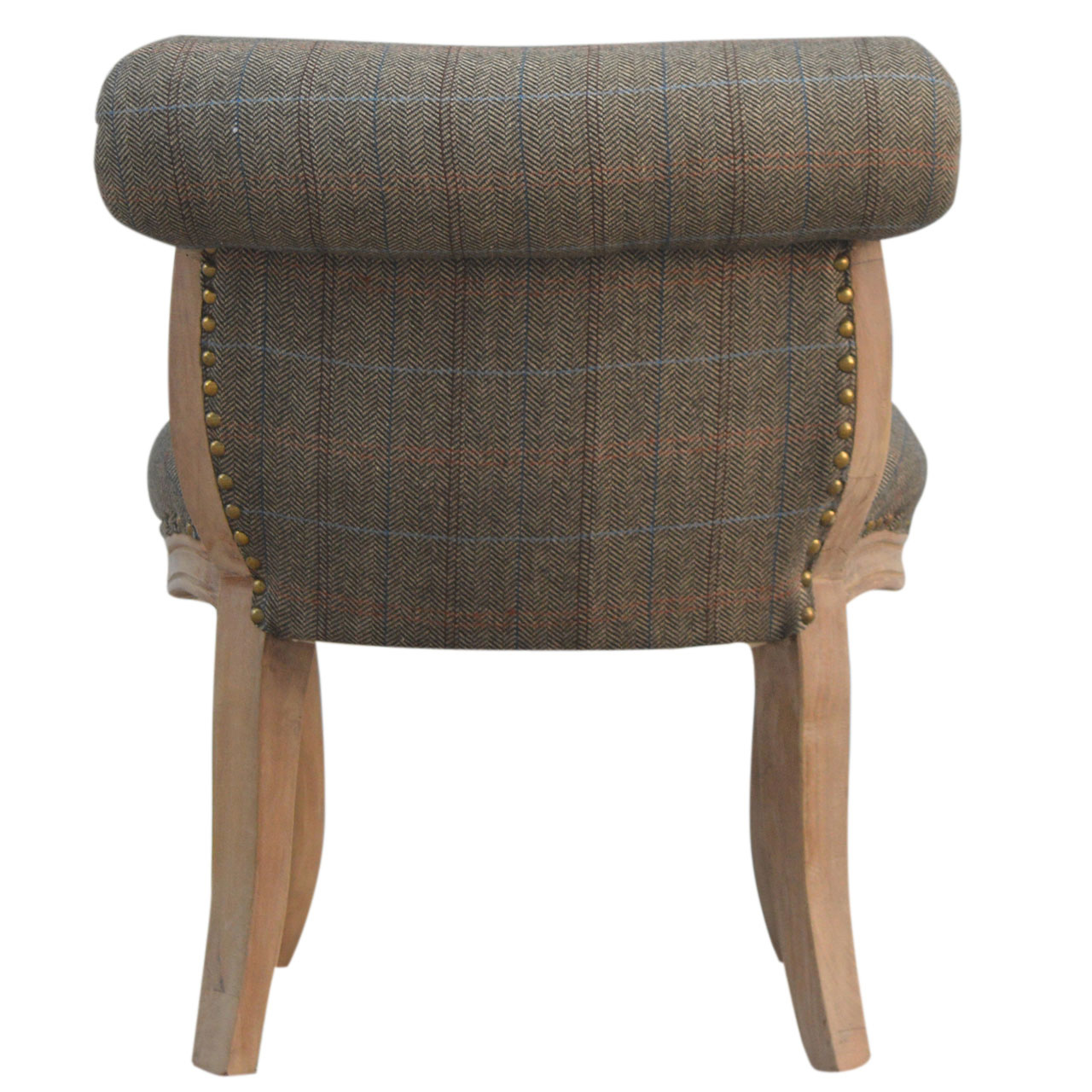 Multi Tweed Studded Chair - Image 7