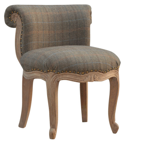 Multi Tweed Studded Chair - Image 10
