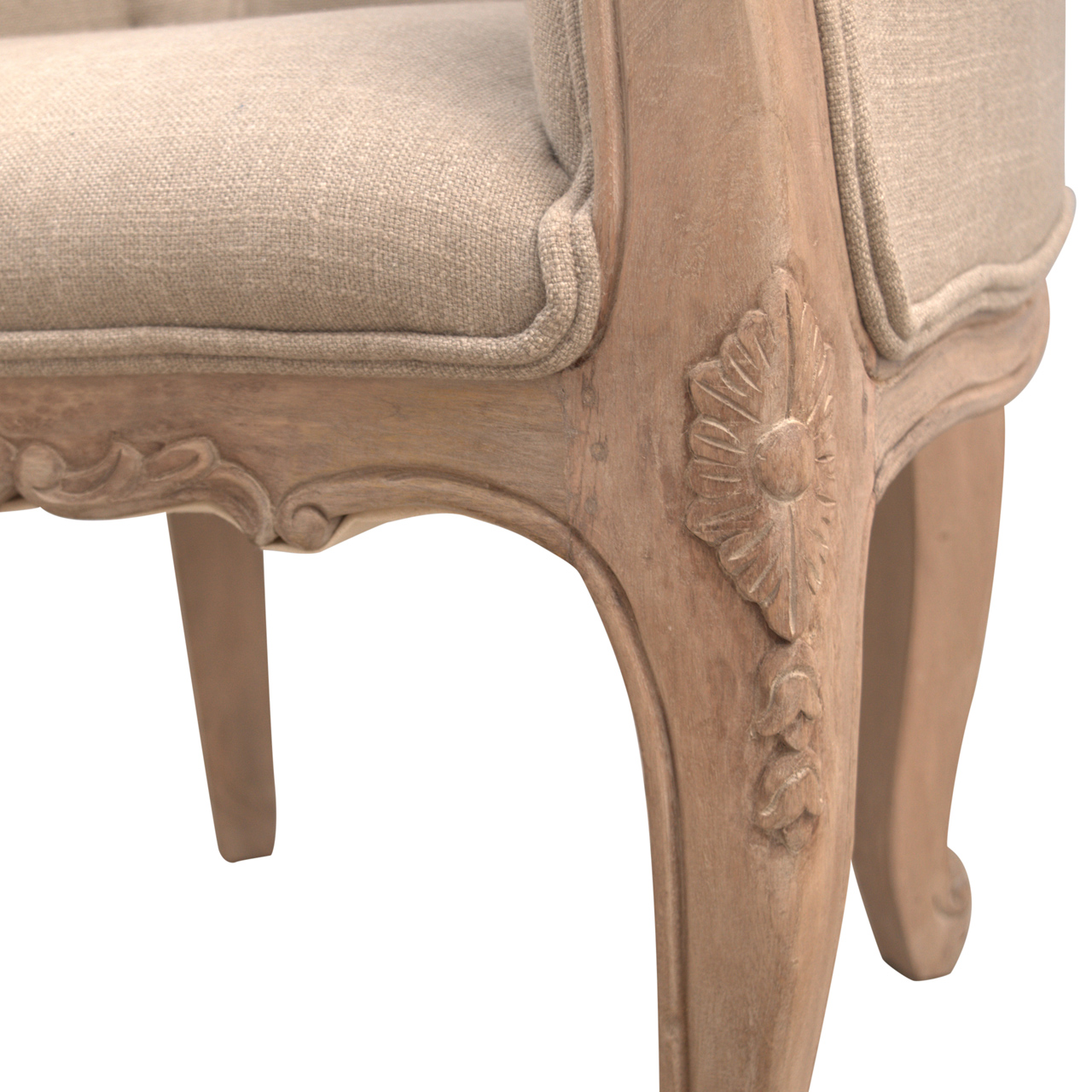 French Style Deep Button Chair - Image 5
