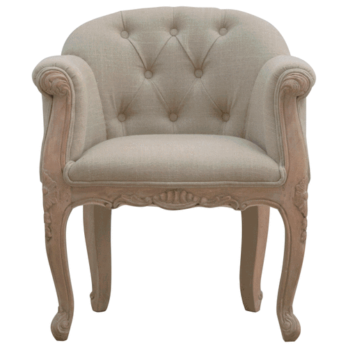 French Style Deep Button Chair - Image 10