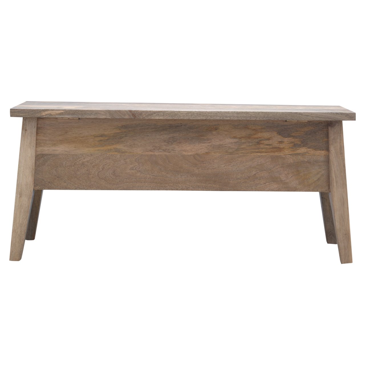 Solid Wood Lid Up Storage Bench - Image 10