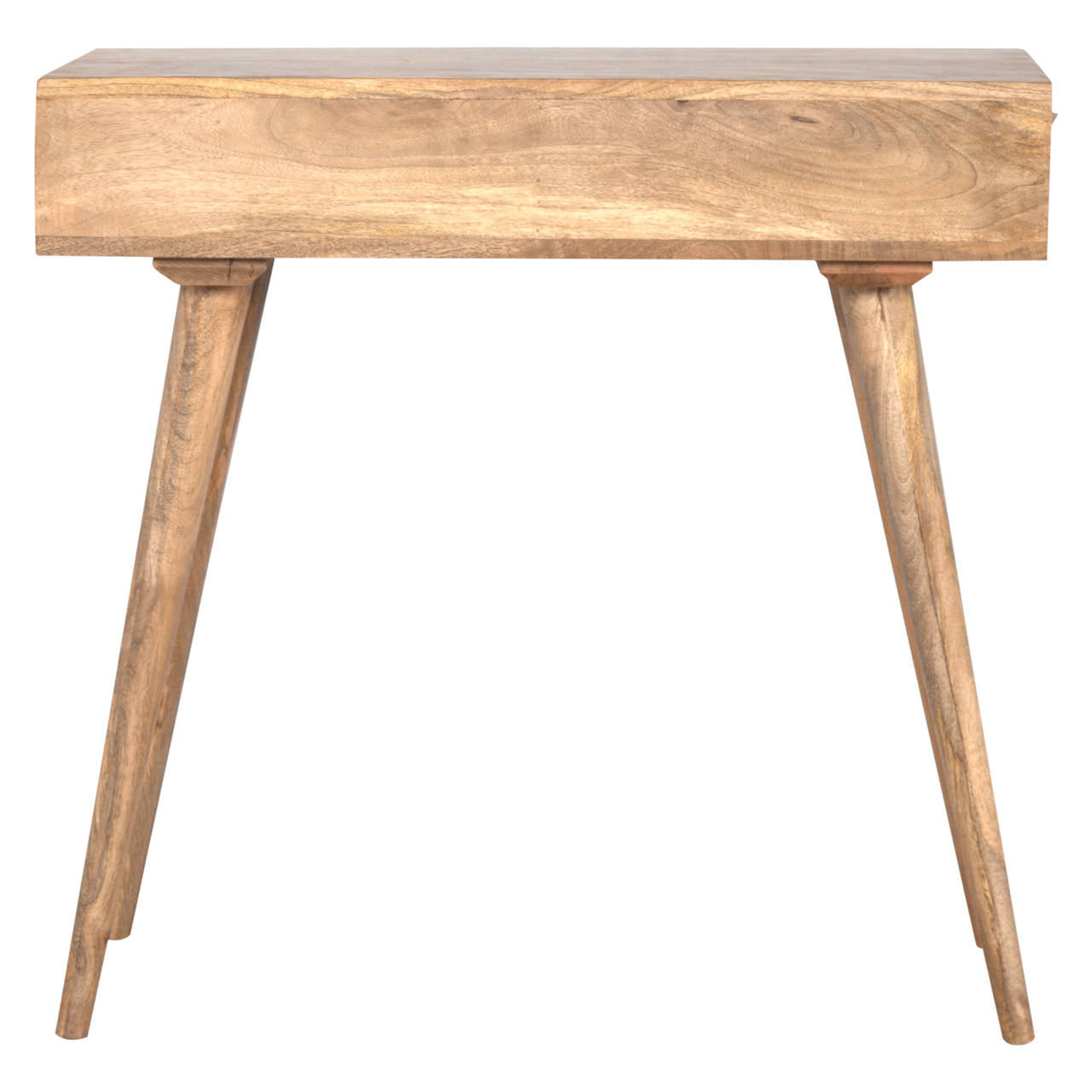 Oak-ish Open Shelf Writing Desk - Image 8