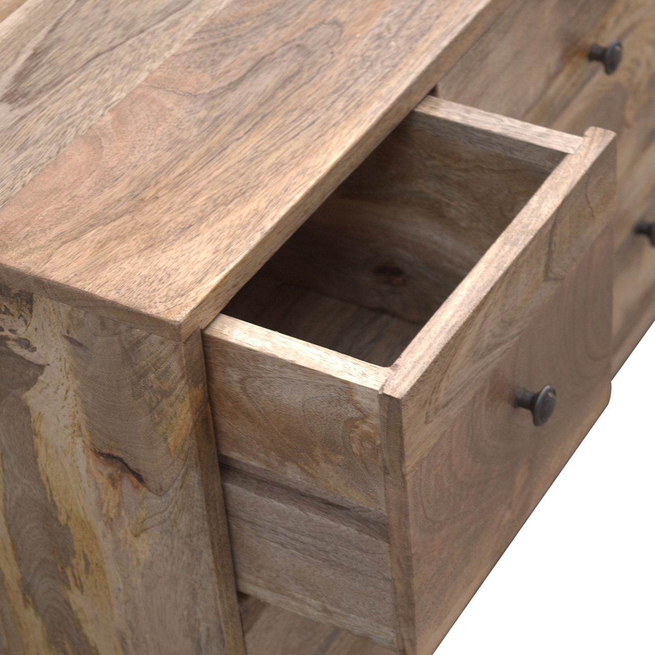 Oak-ish Multi Drawer Media Unit - Image 5
