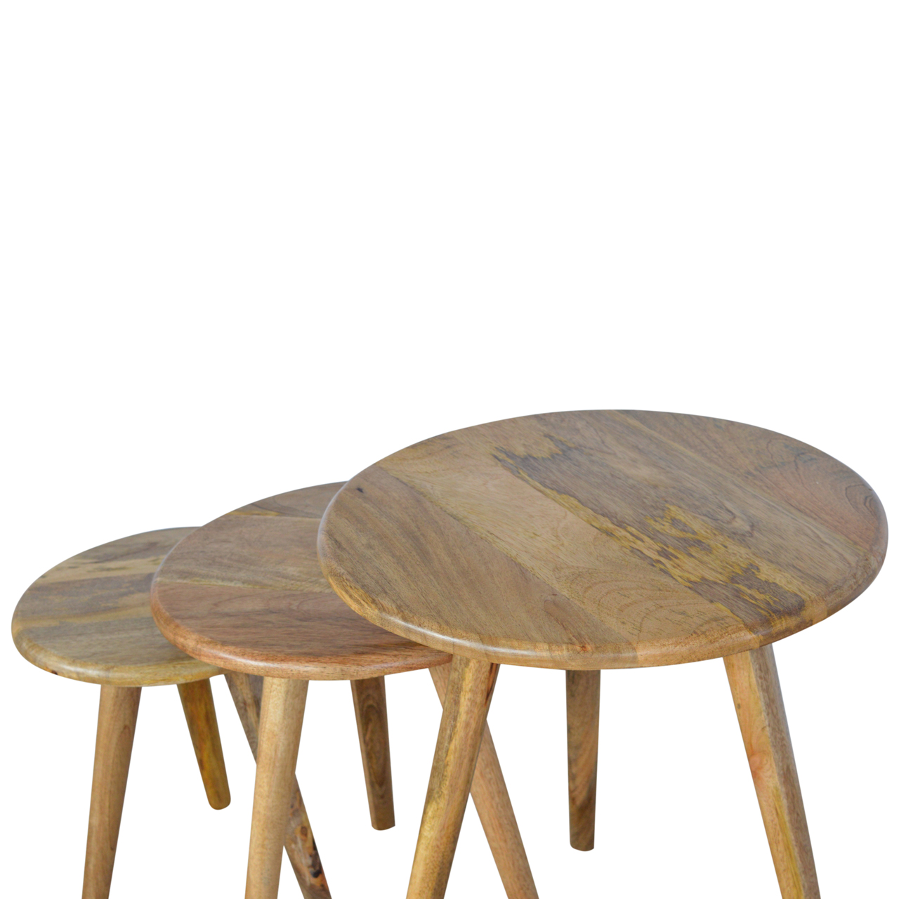Oak-ish Nordic Nesting Stools - Image 7