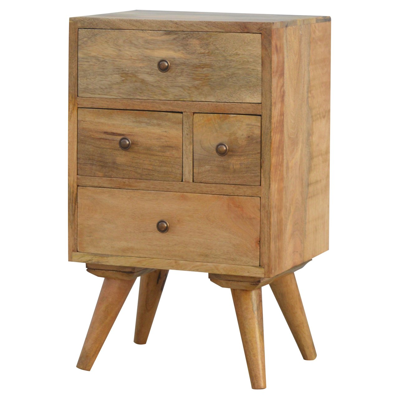 Nordic Style 4 Drawer Multi Bedside - Image 3