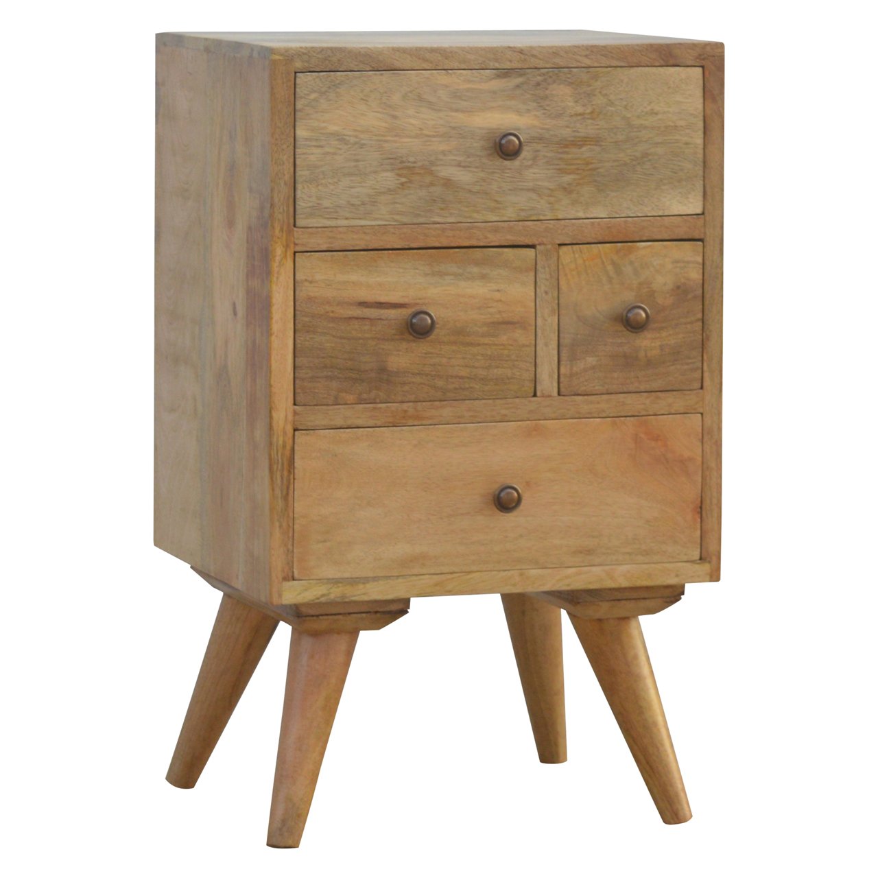 Nordic Style 4 Drawer Multi Bedside - Image 2