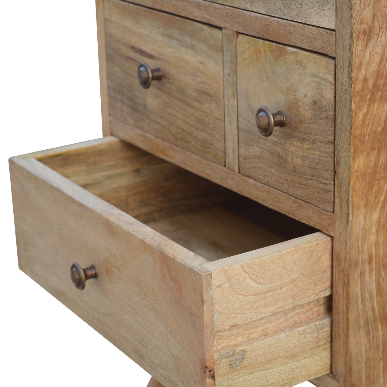 Nordic Style 4 Drawer Multi Bedside - Image 4