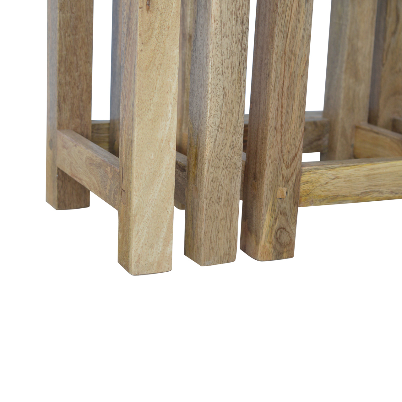 Solid Wood Stool Set of 3 - Image 6