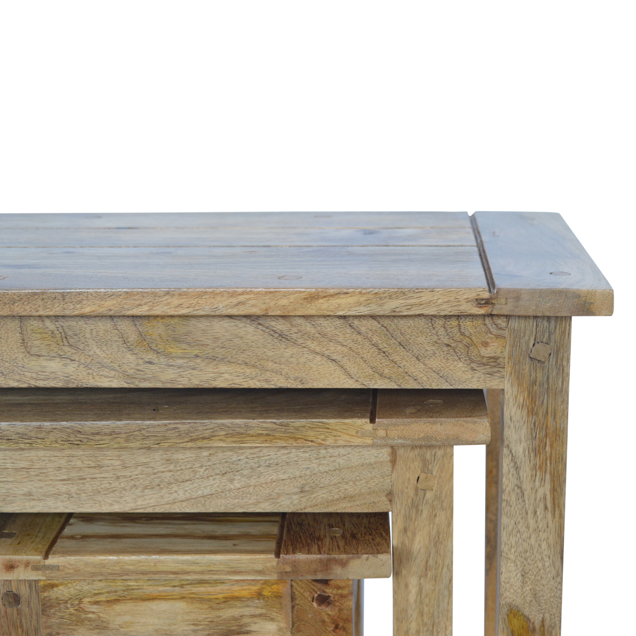 Solid Wood Stool Set of 3 - Image 7