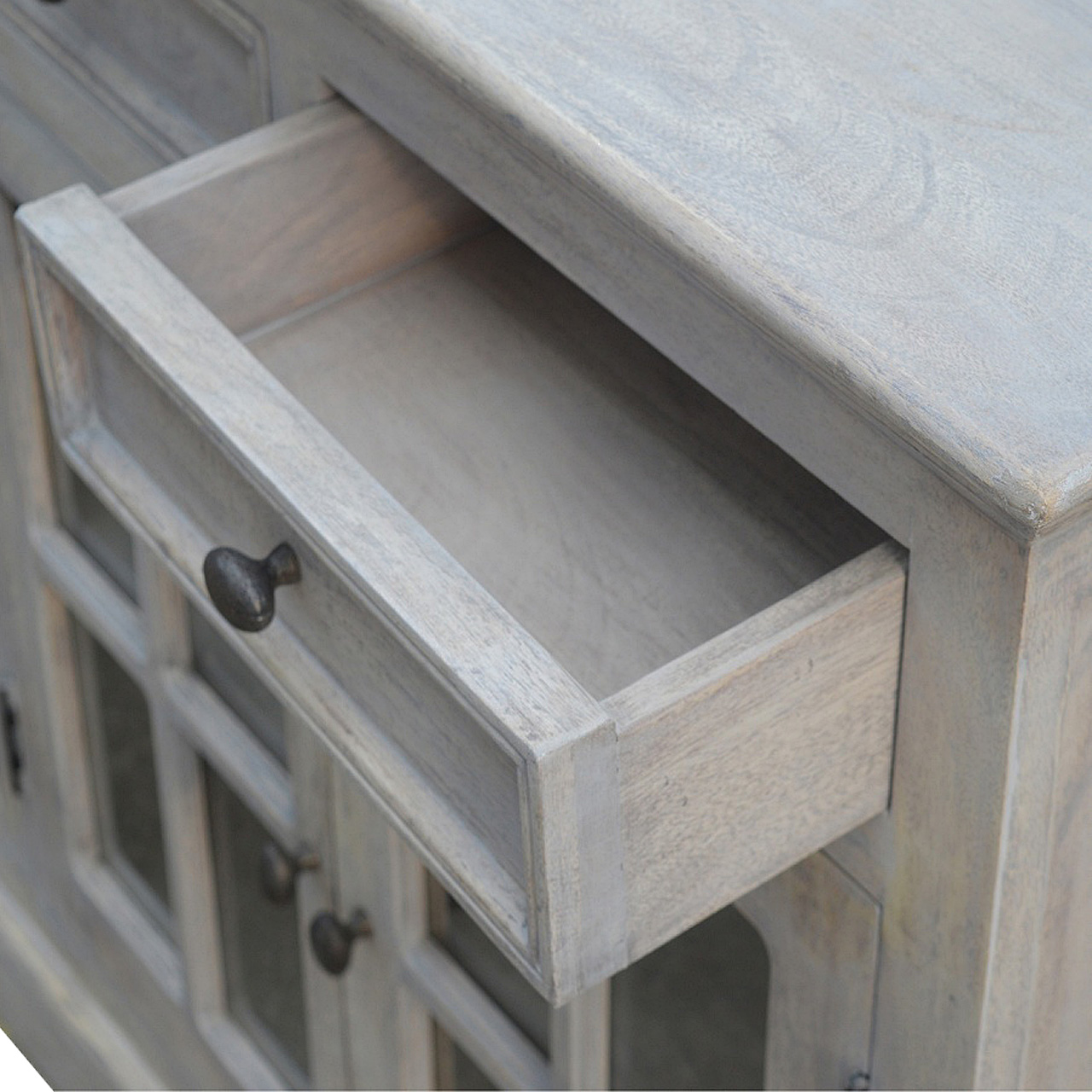 Stone Acid Wash Glazed Sideboard - Image 4