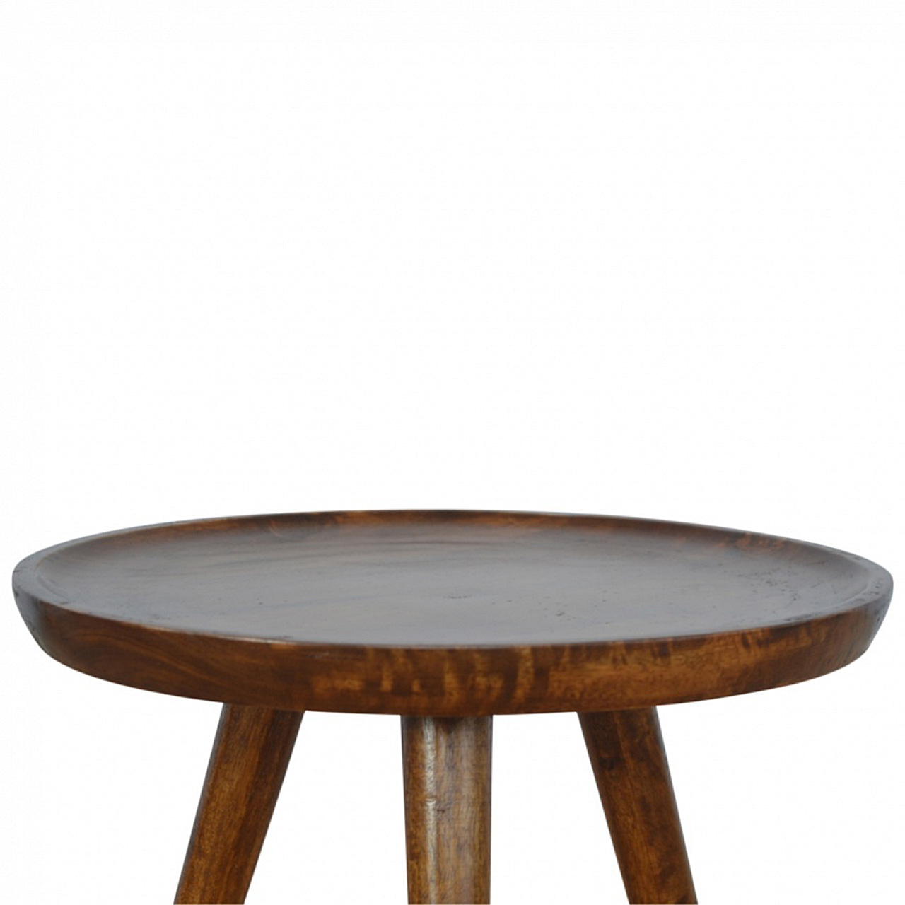 Chestnut Tray Nesting Stools - Image 4