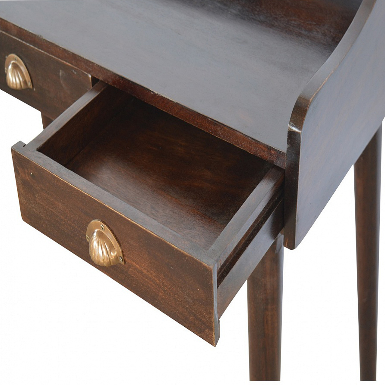 Walnut Gallery Shell Writing Desk - Image 7