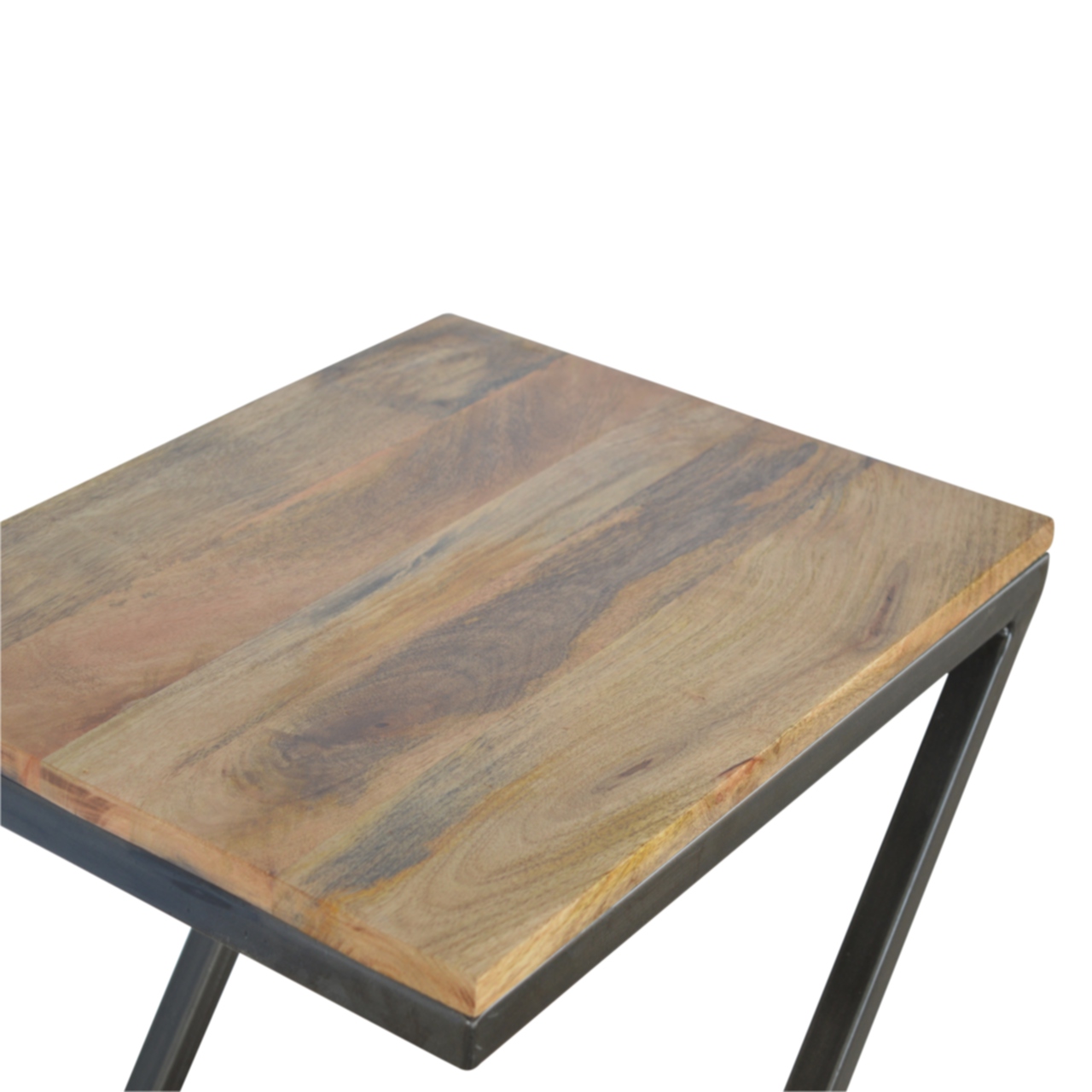 Side Table with Iron Base - Image 8