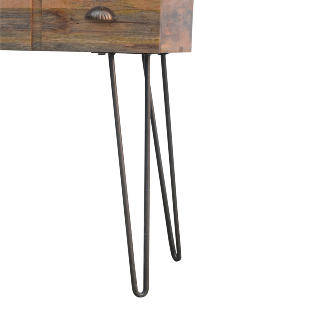 Iron Base 2 Drawer Console Table - Image 5