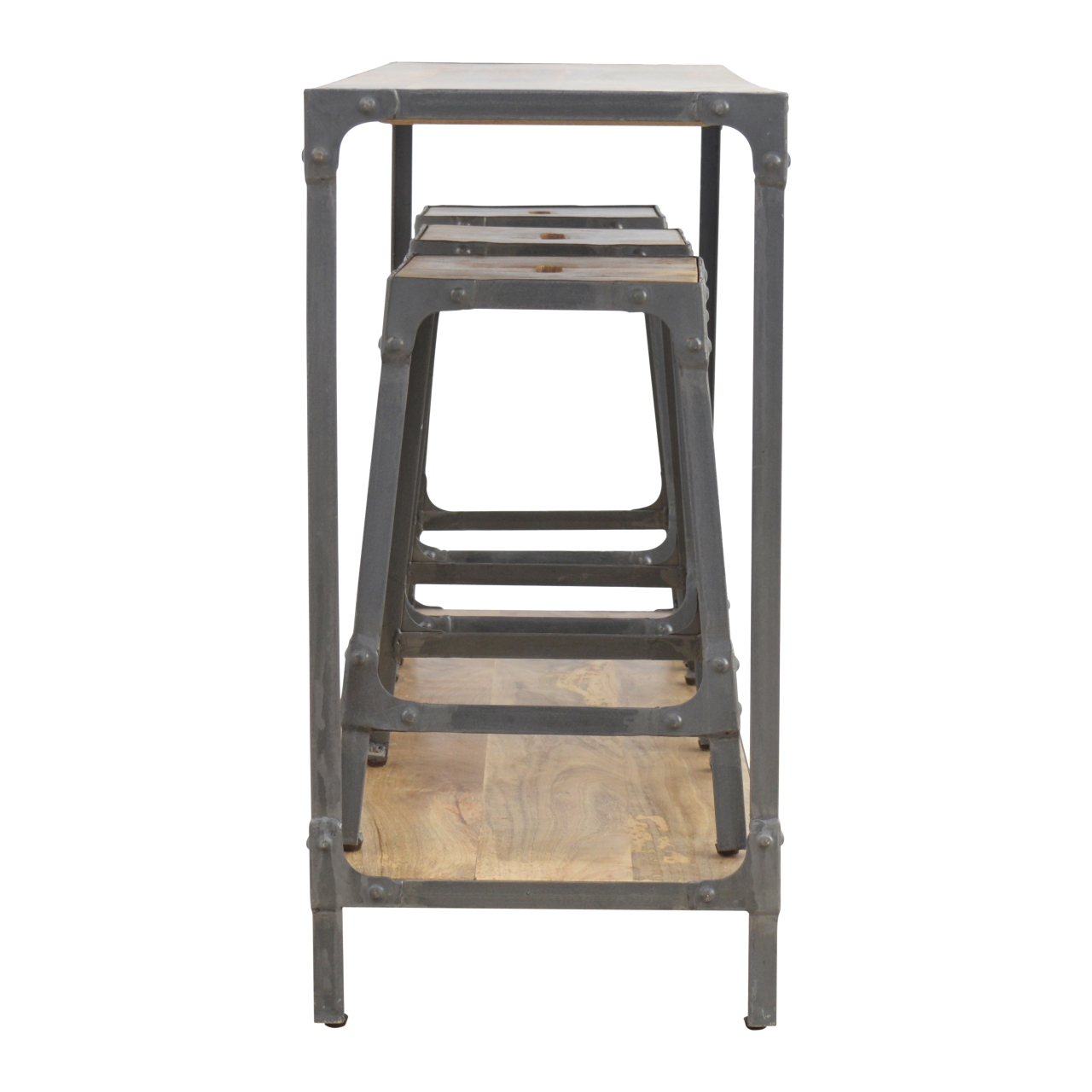 Hallway Console with 3 Stools - Image 7