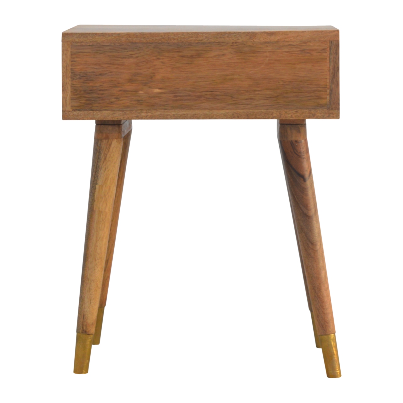 1 Drawer Gold Brass Bedside - Image 9