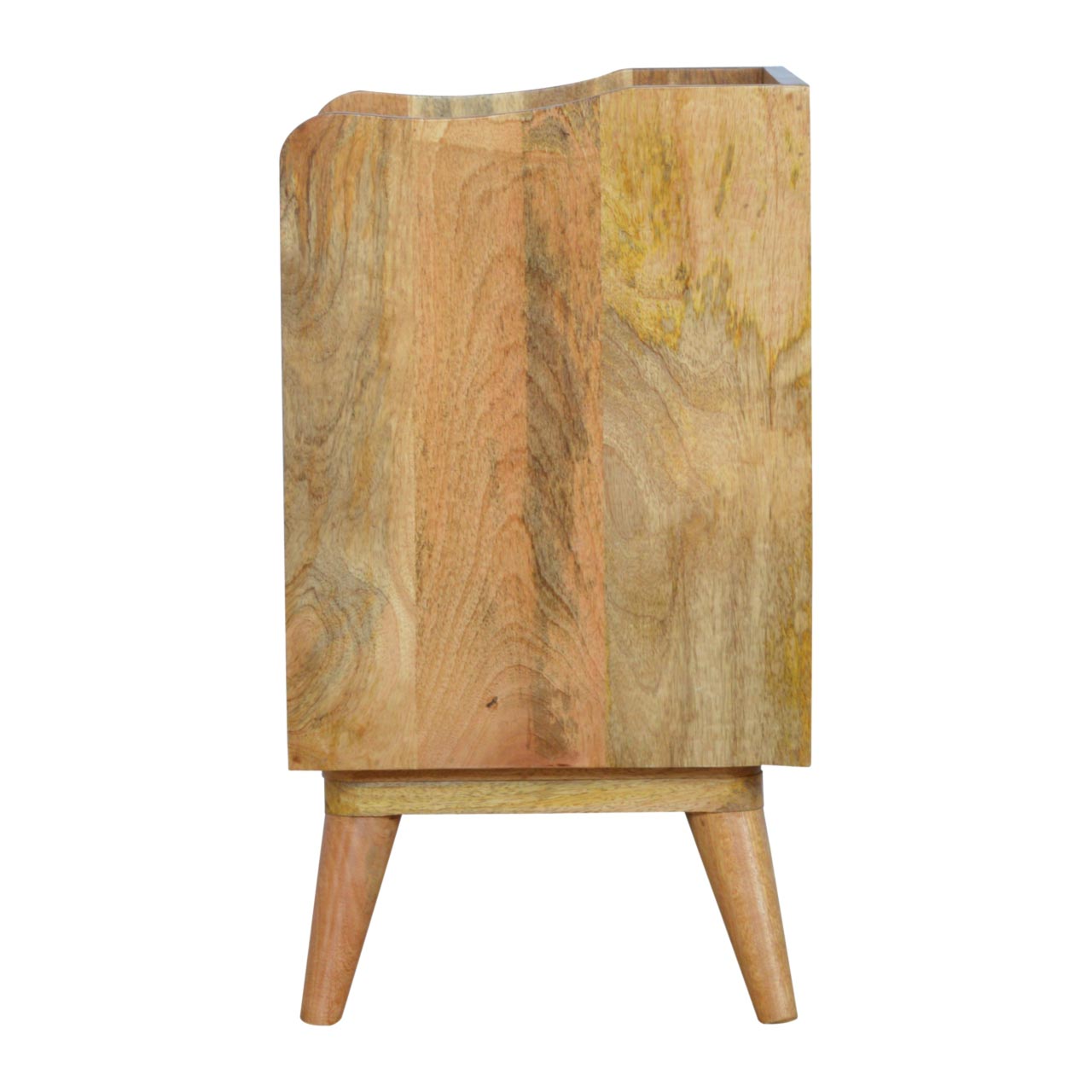 Pink Hand Painted Cut out Bedside - Image 8