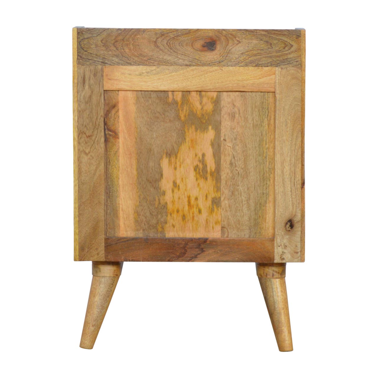 Pink Hand Painted Cut out Bedside - Image 9