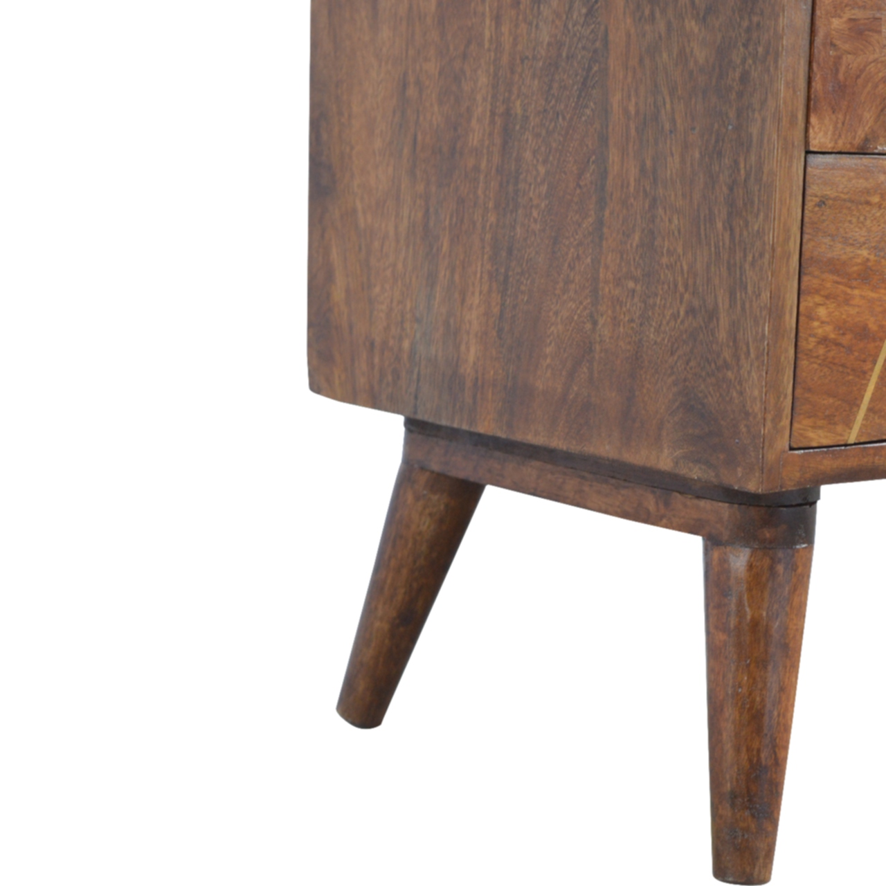 Geometric Brass Inlay Media Unit - Image 5