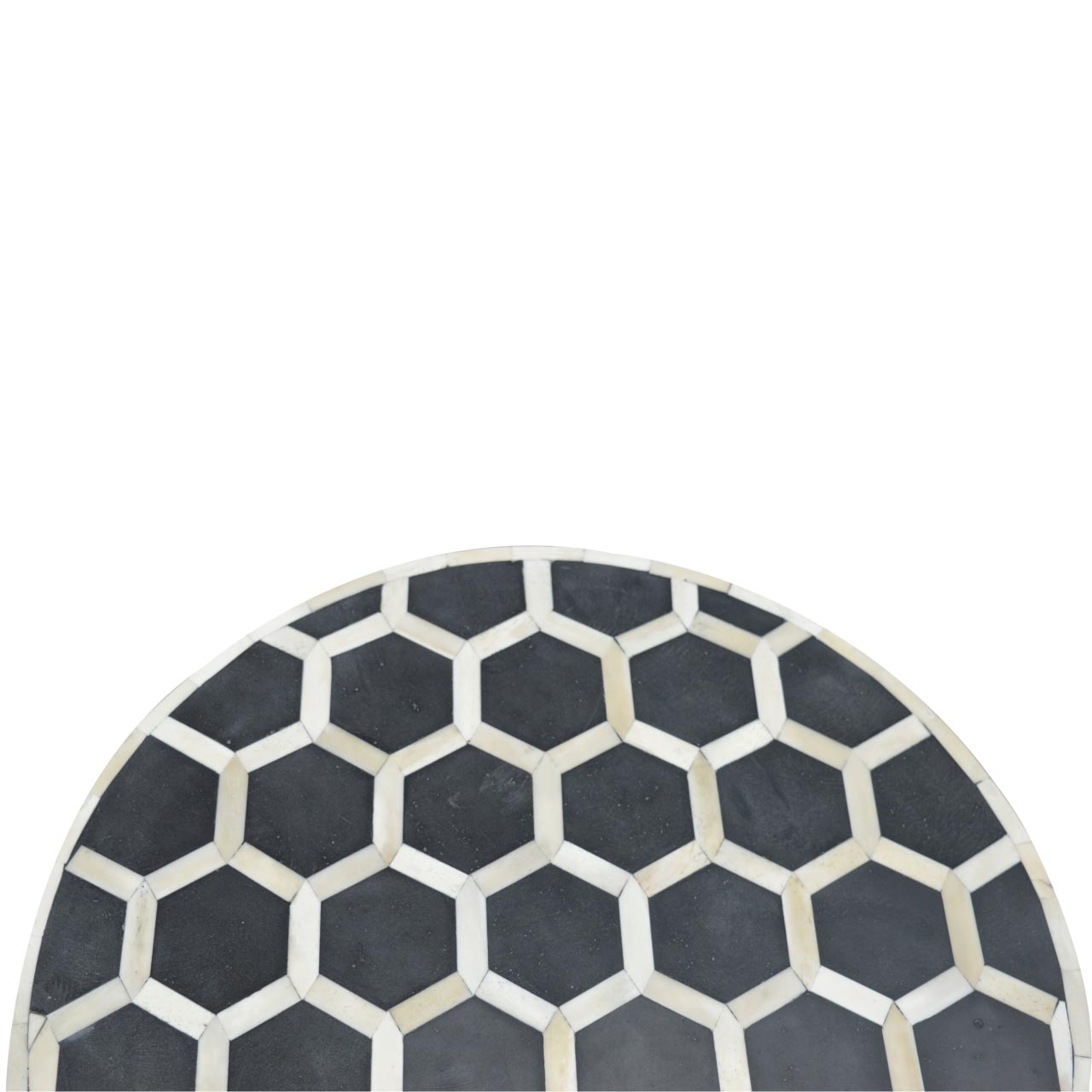 Bone Inlay Occasional Stool - Image 4