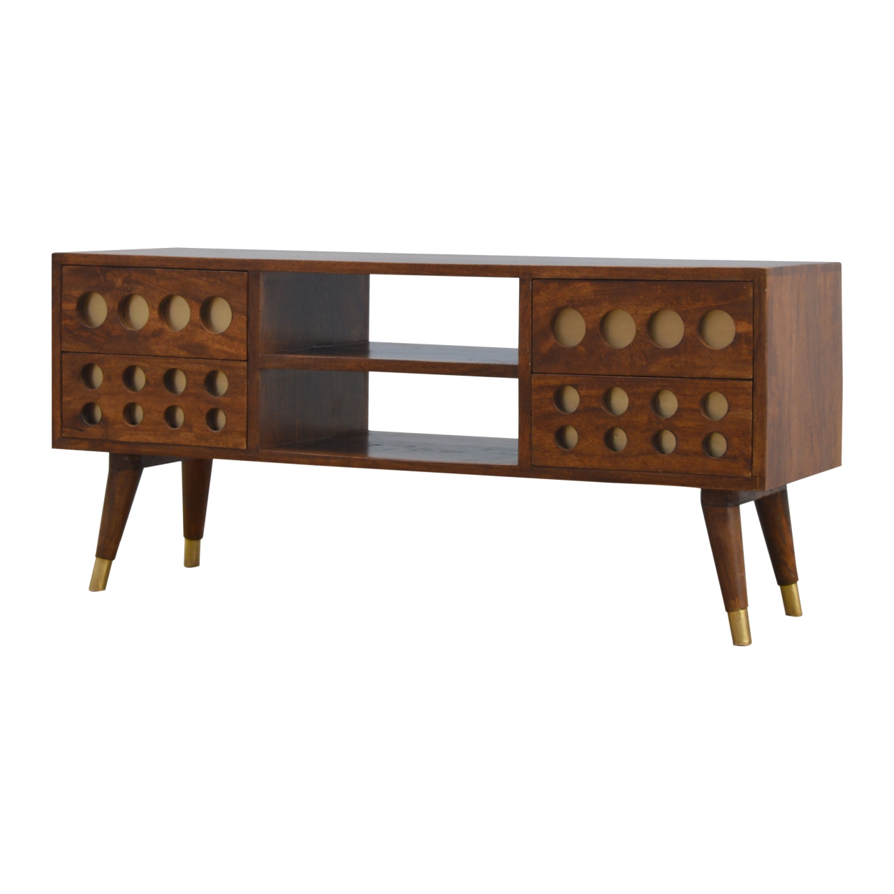 Brass Hole Inlay Media Unit - Image 2
