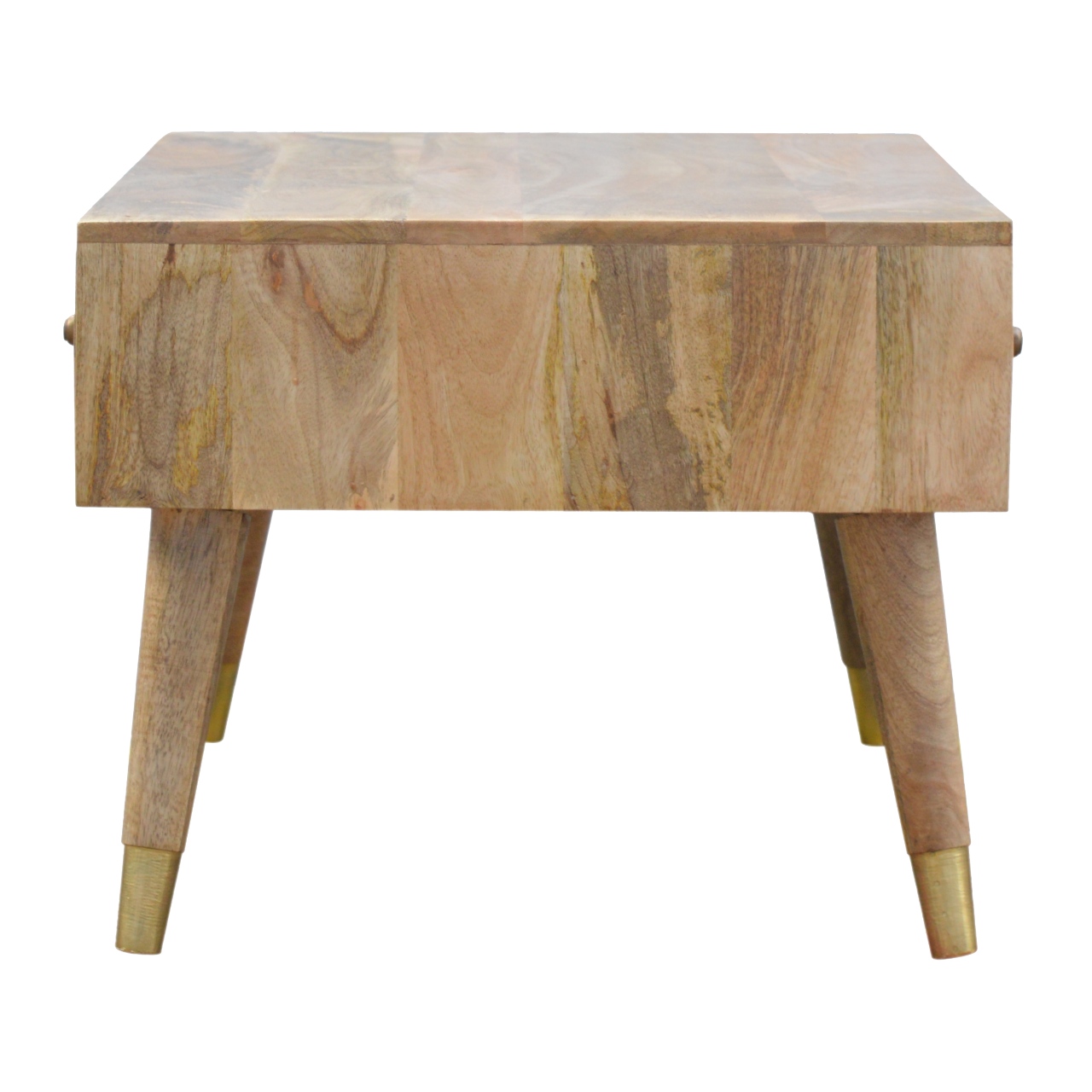 Oak-ish Gold Inlay Coffee Table - Image 8