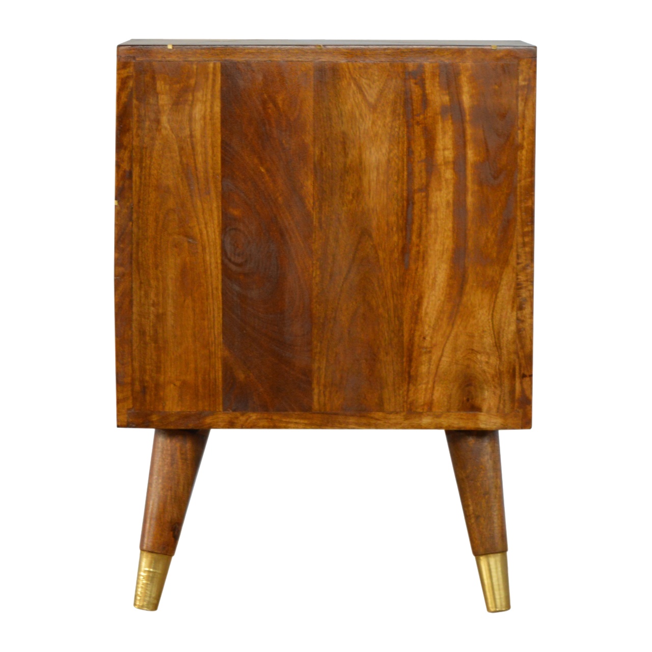 Gold Geometric Chestnut Bedside - Image 9