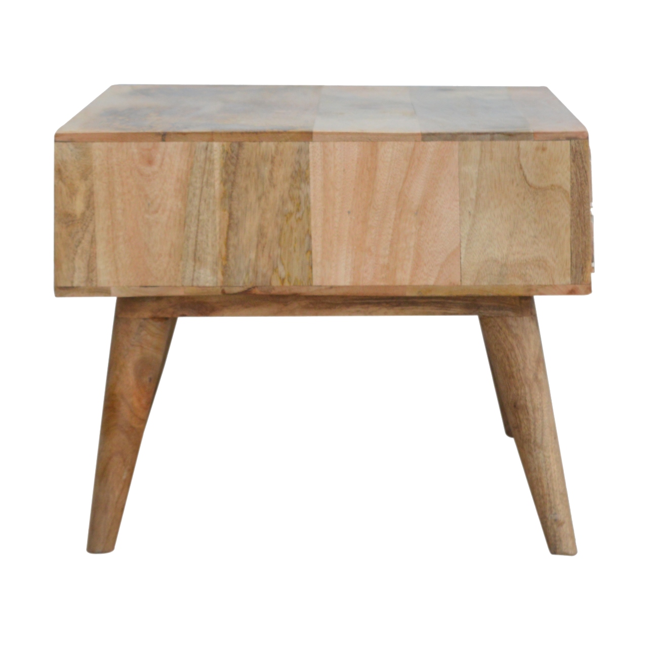 Sleek White Carved Coffee Table - Image 8