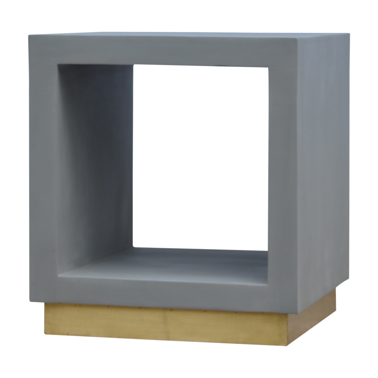 Cement Cube Bedside Table - Image 2