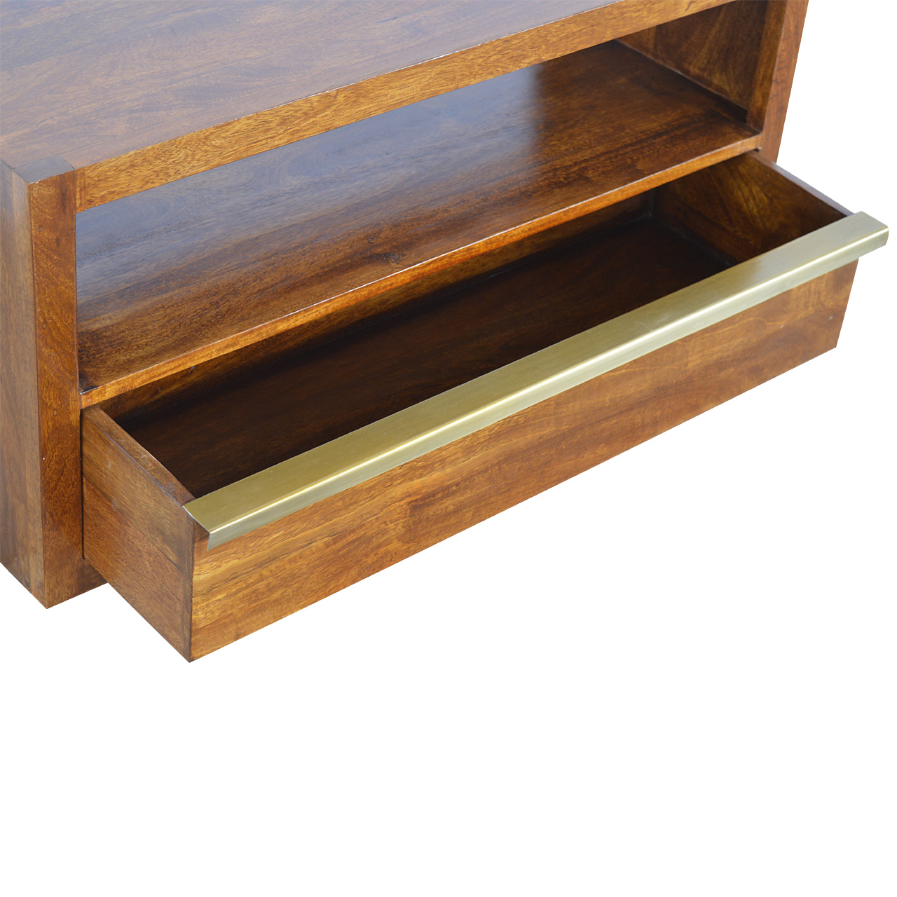 Gold Bar Chestnut TV Unit - Image 5