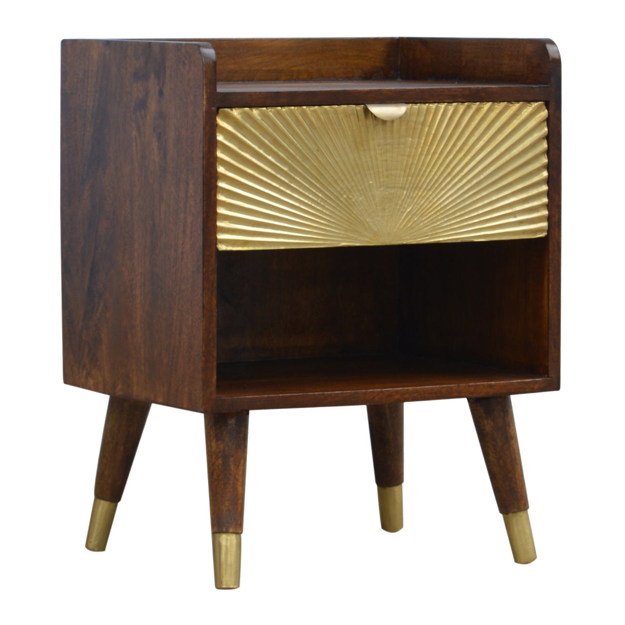Manila Gold One Drawer Bedside - Image 2