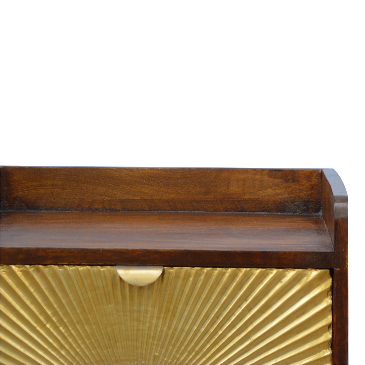 Manila Gold One Drawer Bedside - Image 7