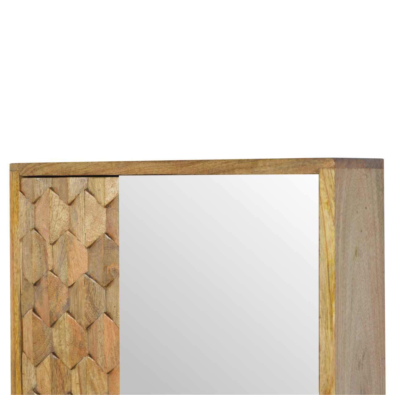 Pineapple Carved Mirror Cabinet - Image 5
