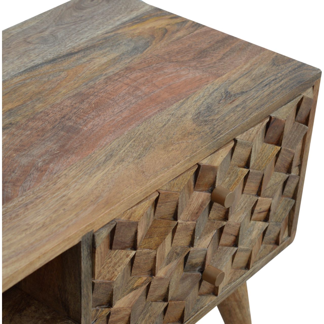 Cube Carved Media Unit - Image 4