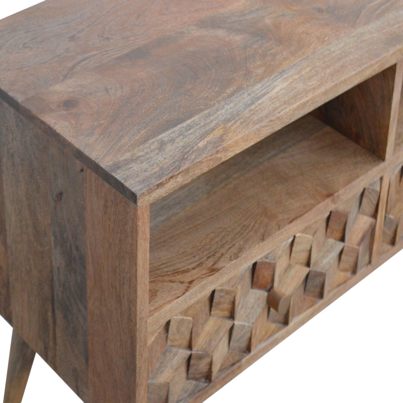 Cube Carved TV Unit - Image 4