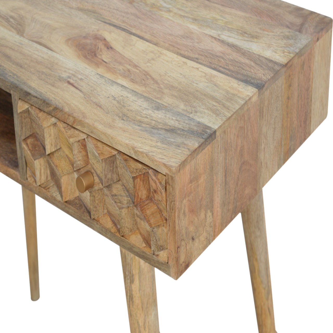 Cube Carved Writing Desk - Image 5