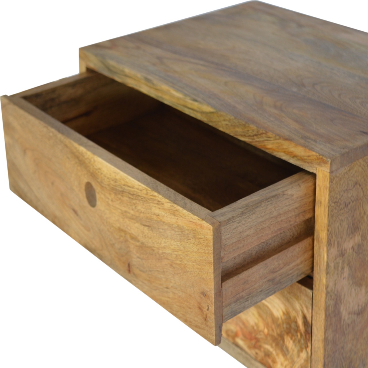 Oak-ish Wall Mounted Bedside - Image 5