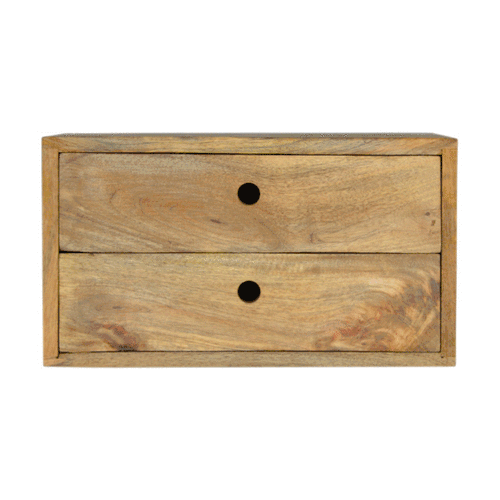 Oak-ish Wall Mounted Bedside - Image 10