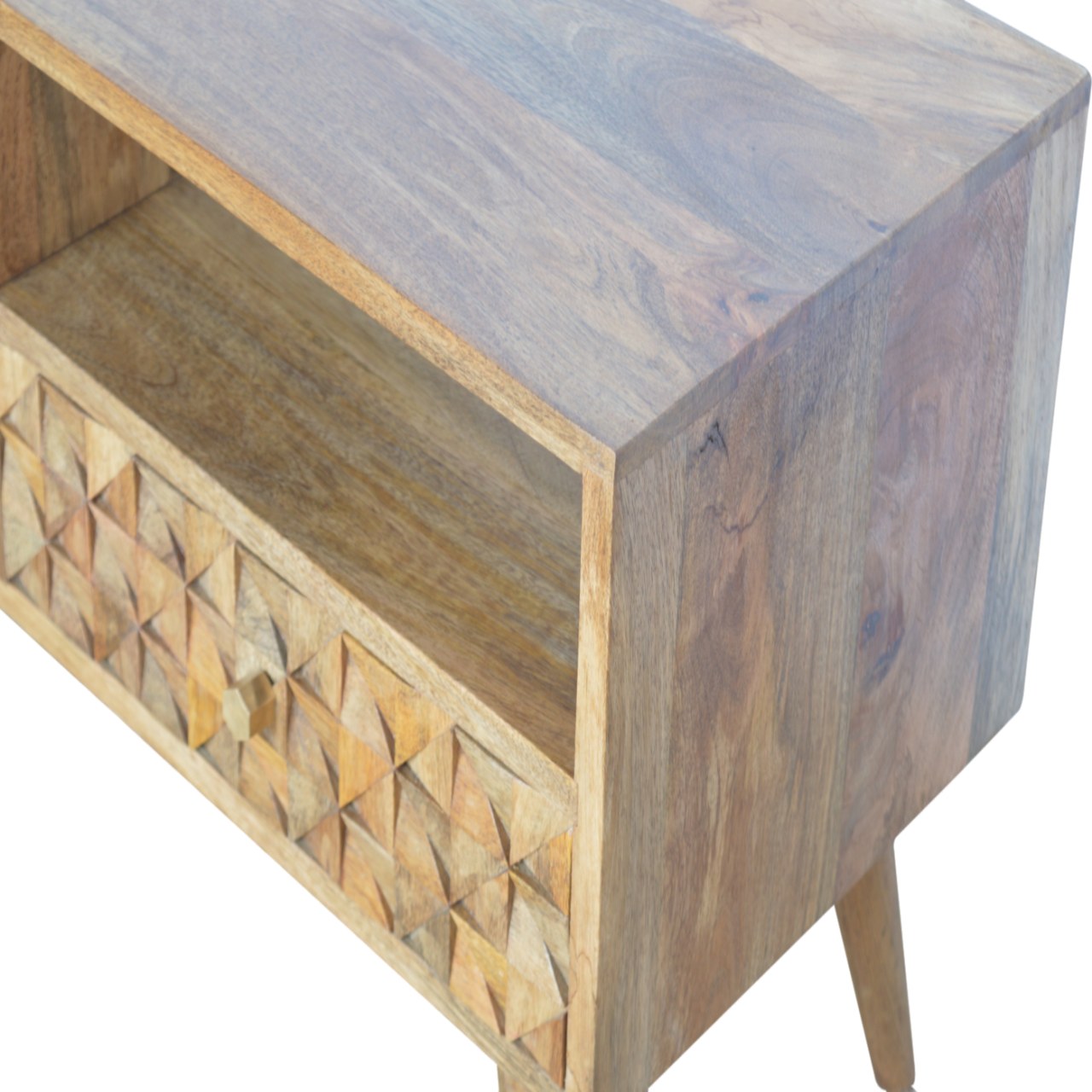 Diamond Carved TV Unit - Image 6