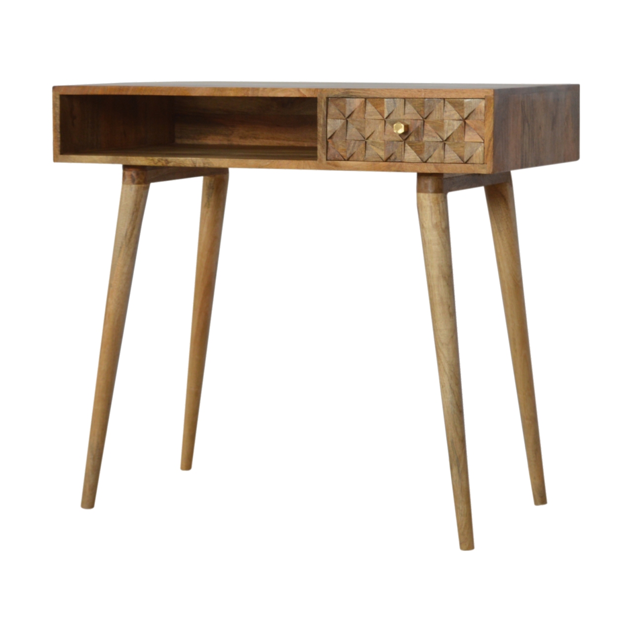 Diamond Carved Writing Desk - Image 3