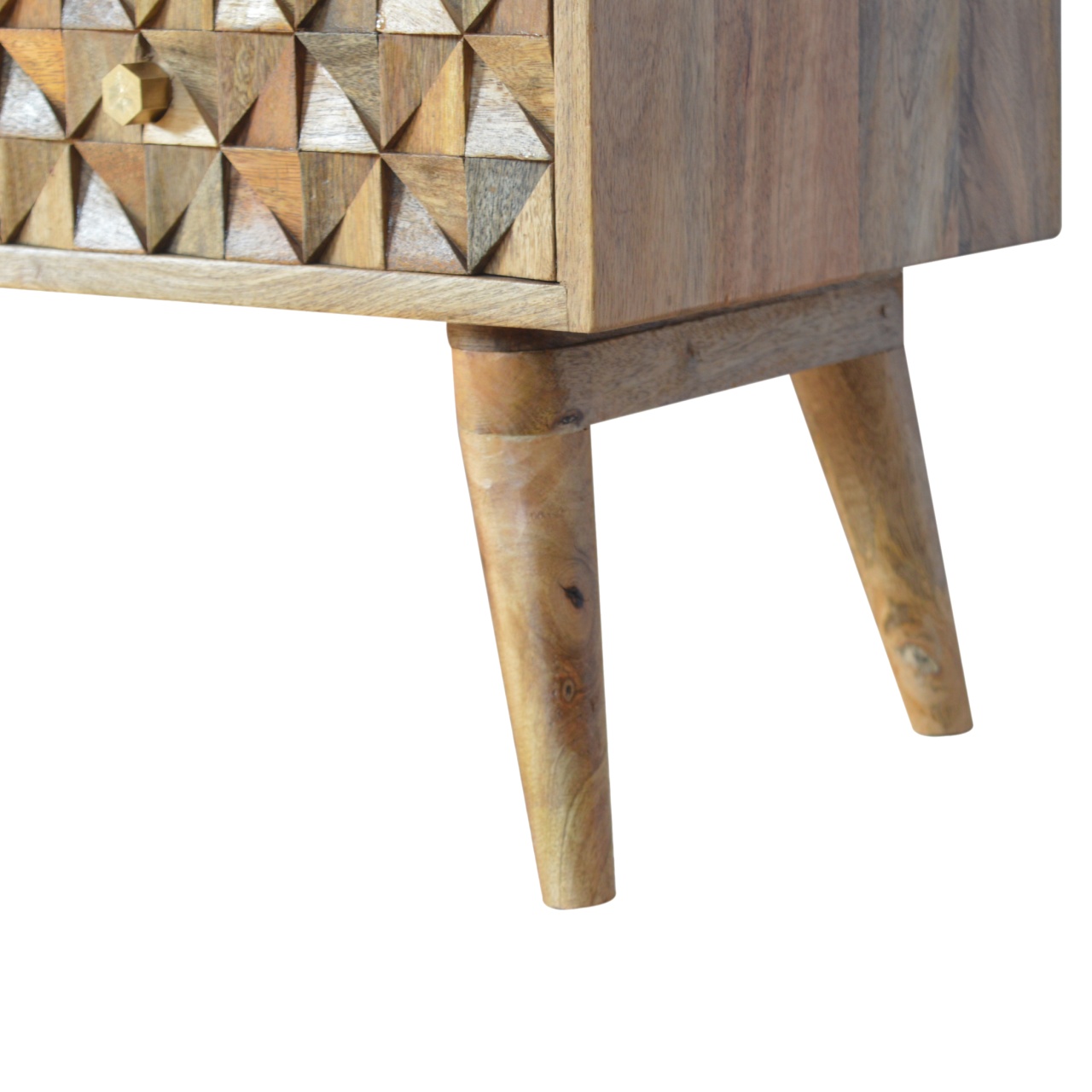 Diamond Carved Oak-ish Media Unit - Image 7