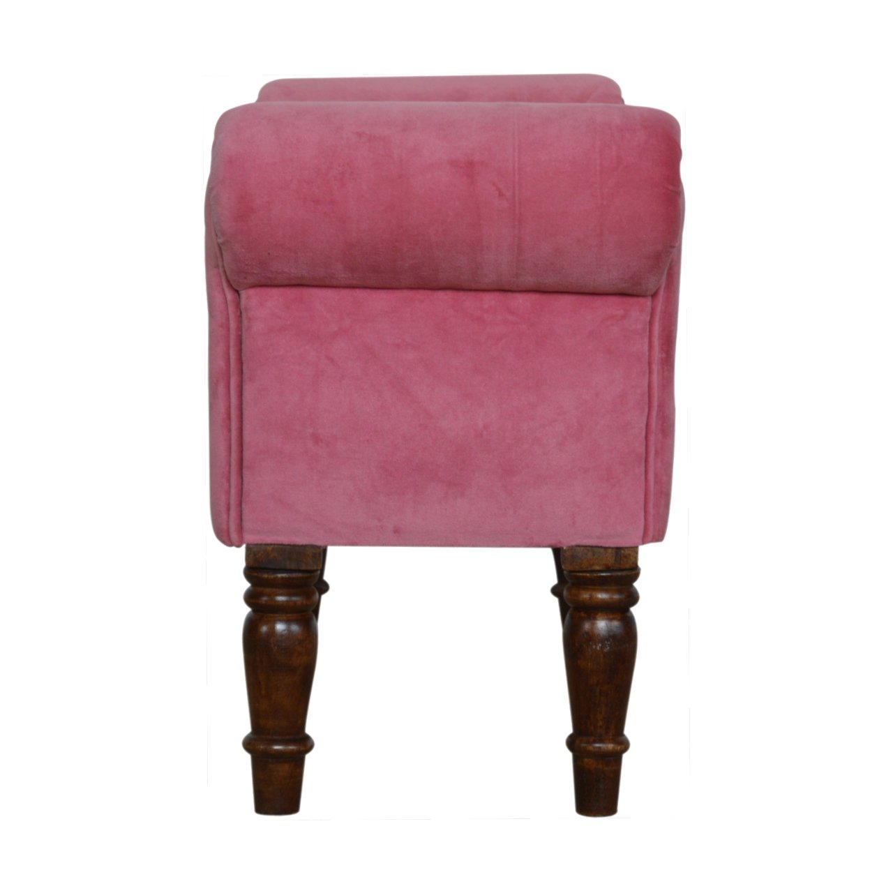 Pink Velvet Bench - Image 9