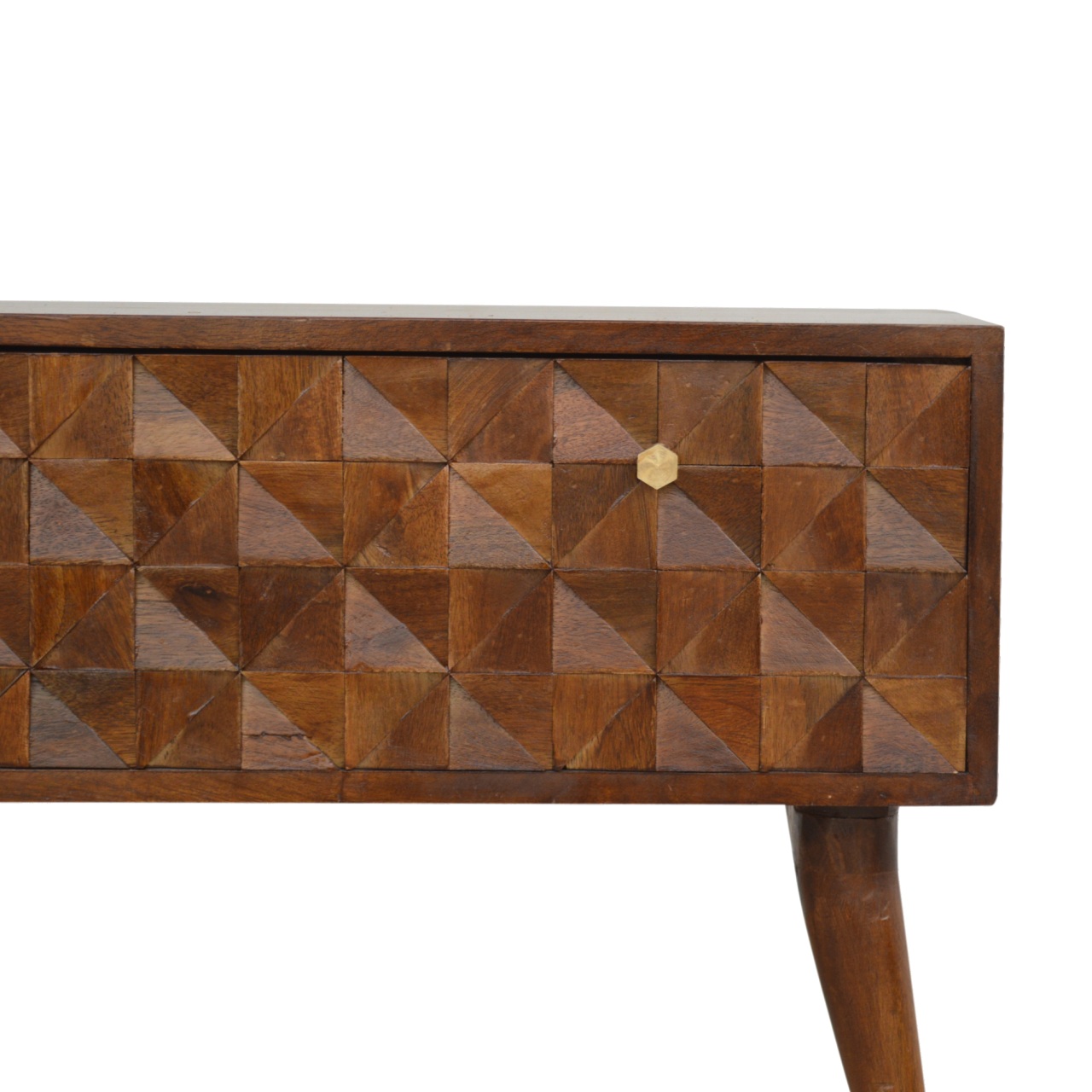 Chestnut Diamond Storage Bench - Image 3
