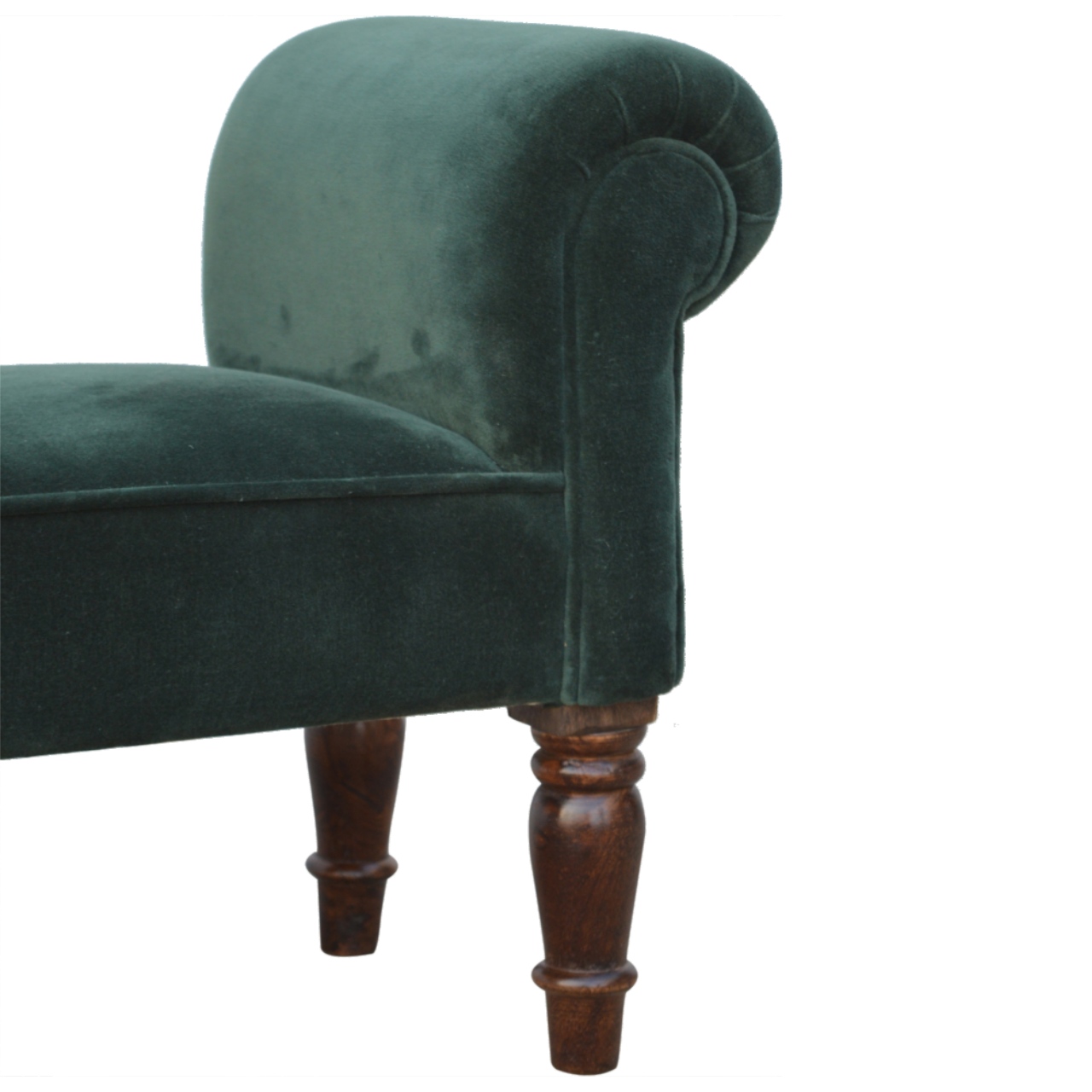 Emerald Velvet Bench - Image 7