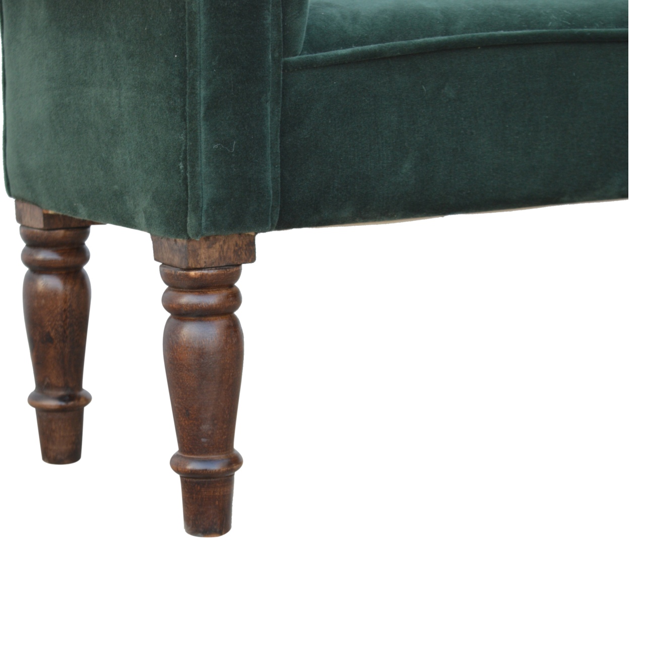 Emerald Velvet Bench - Image 8
