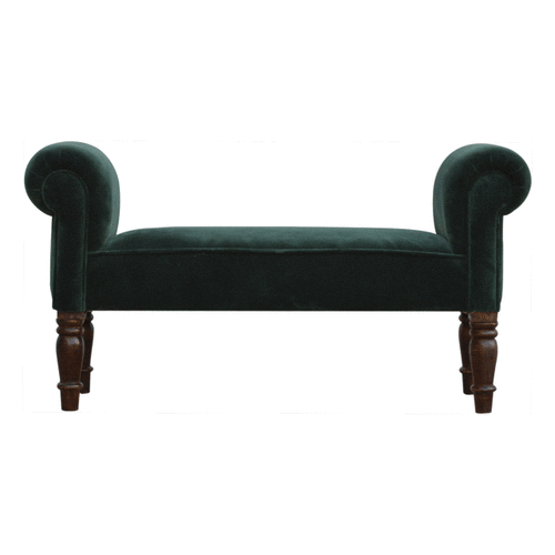 Emerald Velvet Bench - Image 10